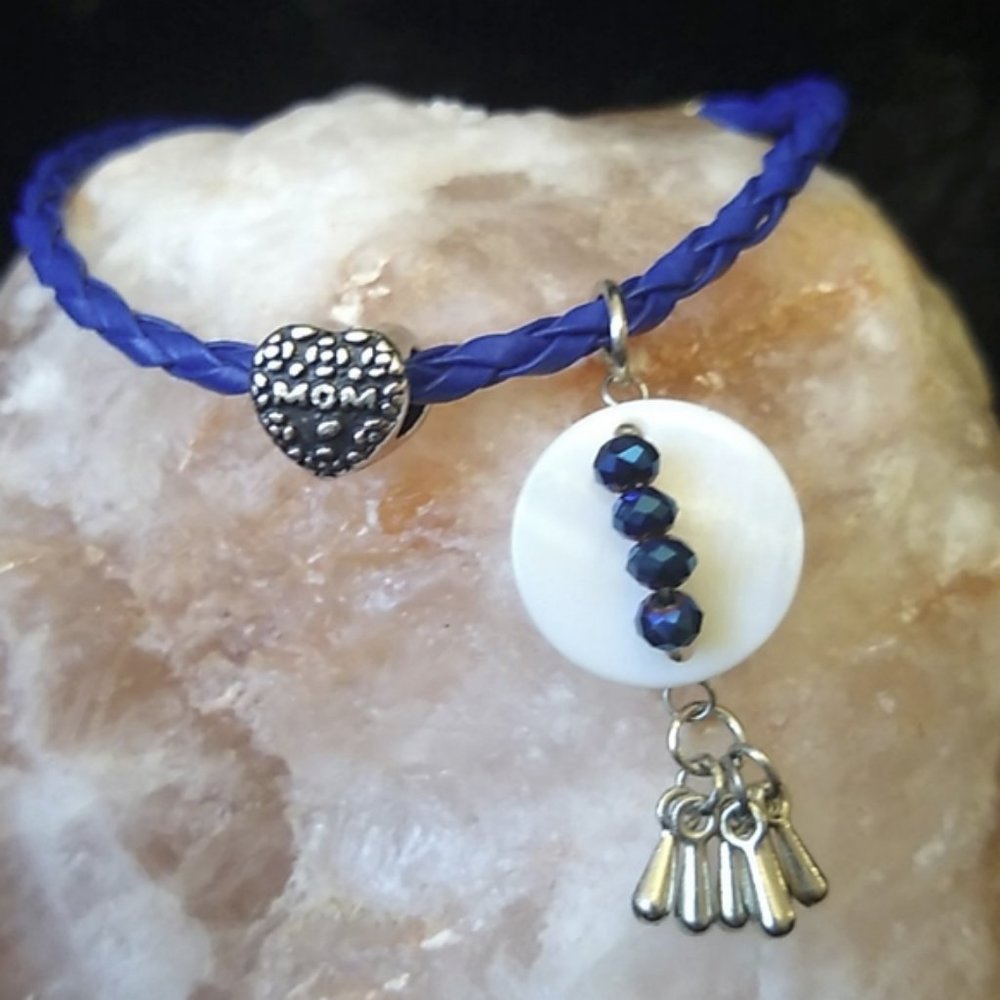 MOM Heart ❣️ Braided bracelet